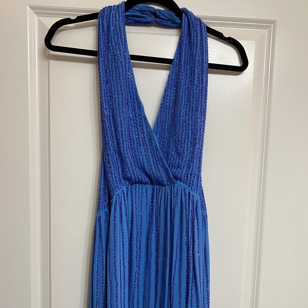 FREE PEOPLE beaded mini dress